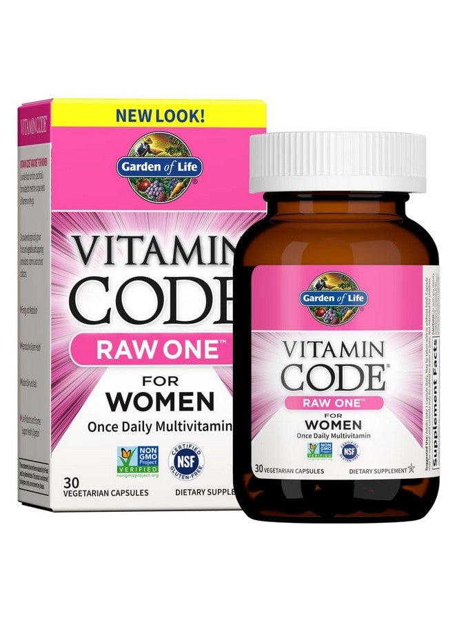 Garden of Life Multivitamin for Women, Vitamin Code Raw One for Women, Once Daily, Whole Food Iron, Probiotics for Womens Health, Gluten Free Vegetarian, 30 Count - Image 1