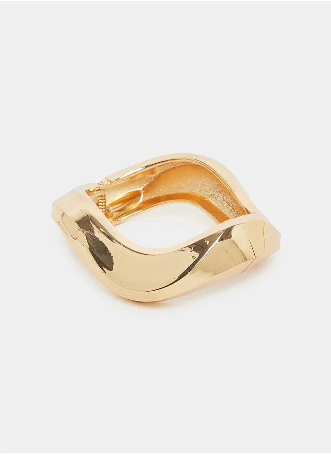 Styli Plain Curved Bangle
