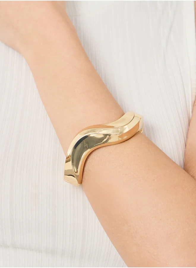 Styli Plain Curved Bangle