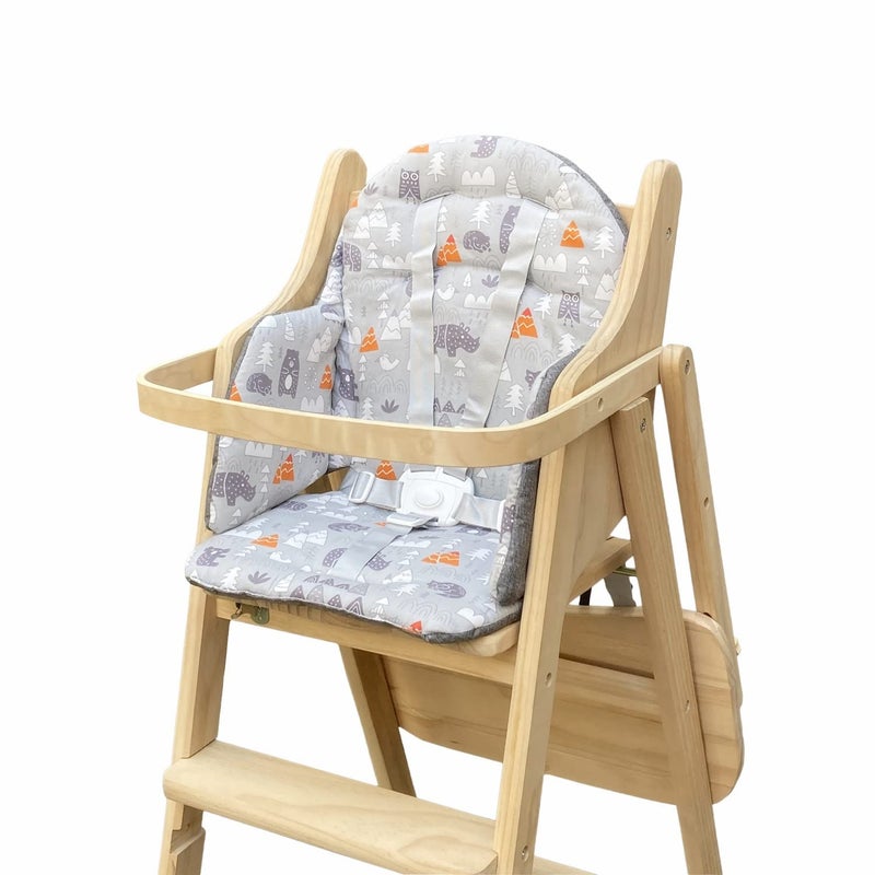 ZARPMA Highchair Cushion Insert Baby High Chair Cover Pad Chair Seat Cushion Liner Mat Padding Wooden Highchair Protection Pad - Image 1