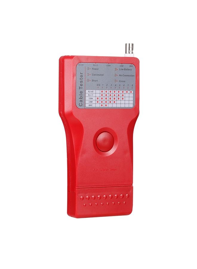 جهاز اختبار وتعقب اطراف الكابلات للتاكد من سلامة التوصيلات RJ11-RJ45 – 1394 – USB – BNC / خمسة في واحد - Image 2