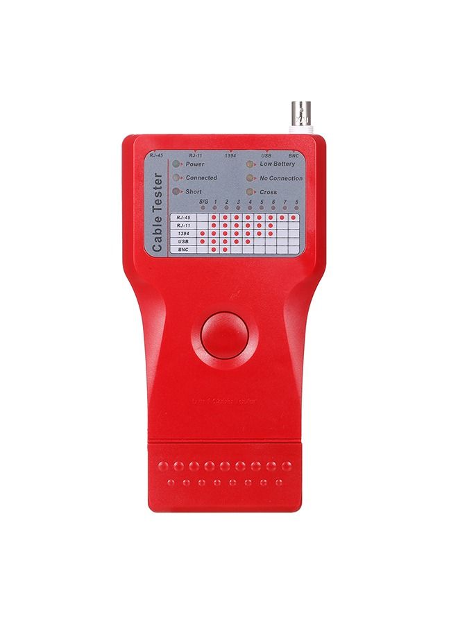 جهاز اختبار وتعقب اطراف الكابلات للتاكد من سلامة التوصيلات RJ11-RJ45 – 1394 – USB – BNC / خمسة في واحد - Image 1