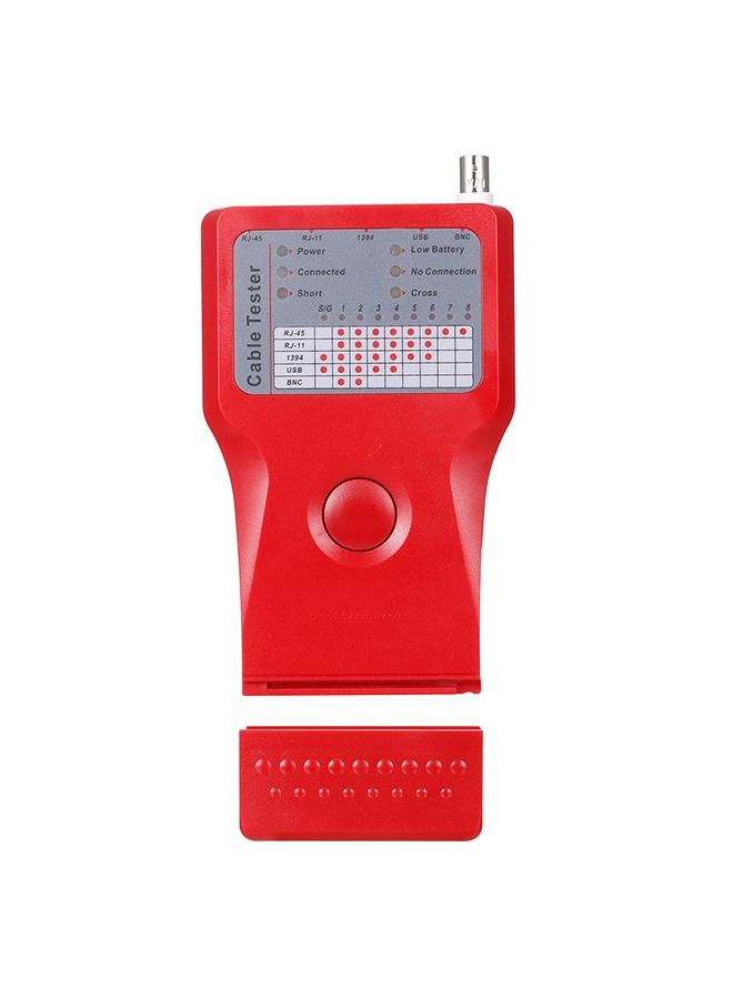 جهاز اختبار وتعقب اطراف الكابلات للتاكد من سلامة التوصيلات RJ11-RJ45 – 1394 – USB – BNC / خمسة في واحد - Image 4