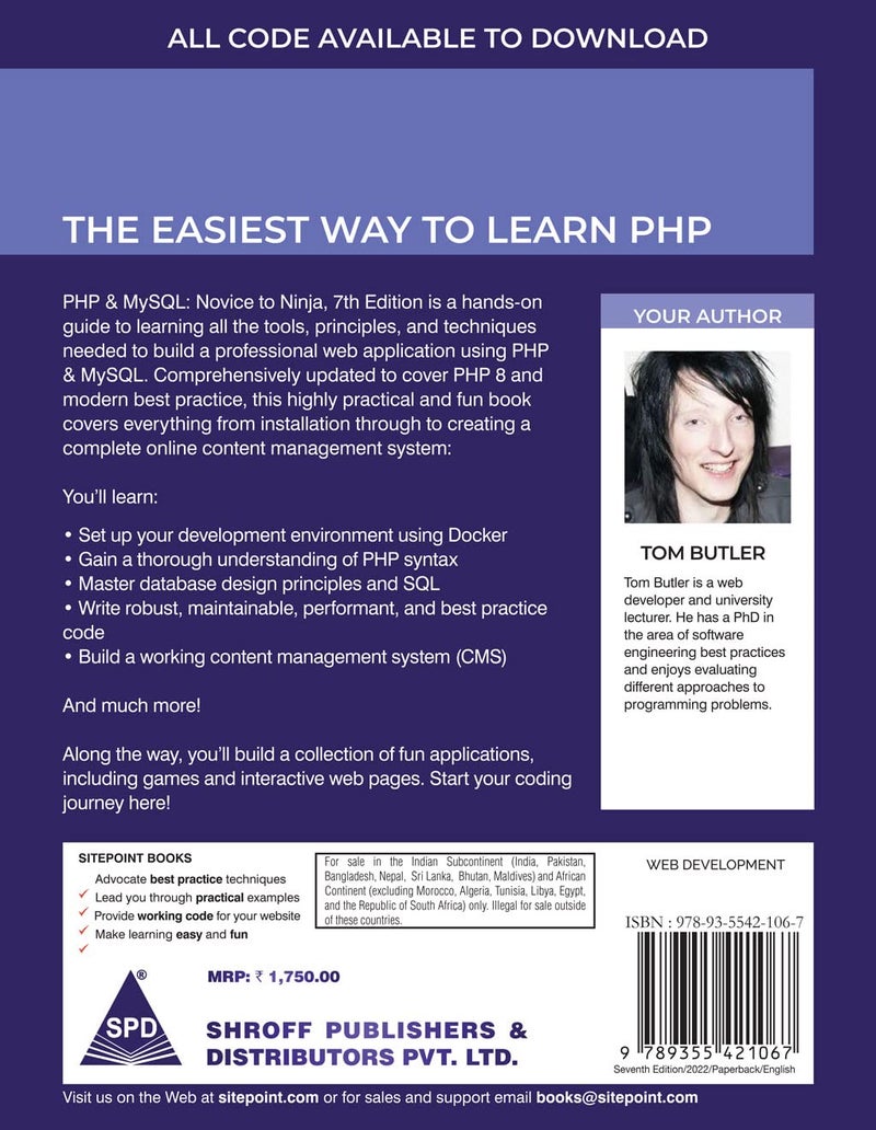 PHP & MySQL: Novice to Ninja, Seventh Edition (Grayscale Indian Edition) - Image 2