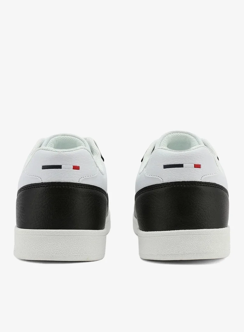 U.S. Polo Assn. White & Black U.S. Polo Assn. KARTEN GLB 5PR Men’s White & Black Casual Sneakers | Lace-Up Low-Top Everyday Shoes for Men | Best Price UAE
