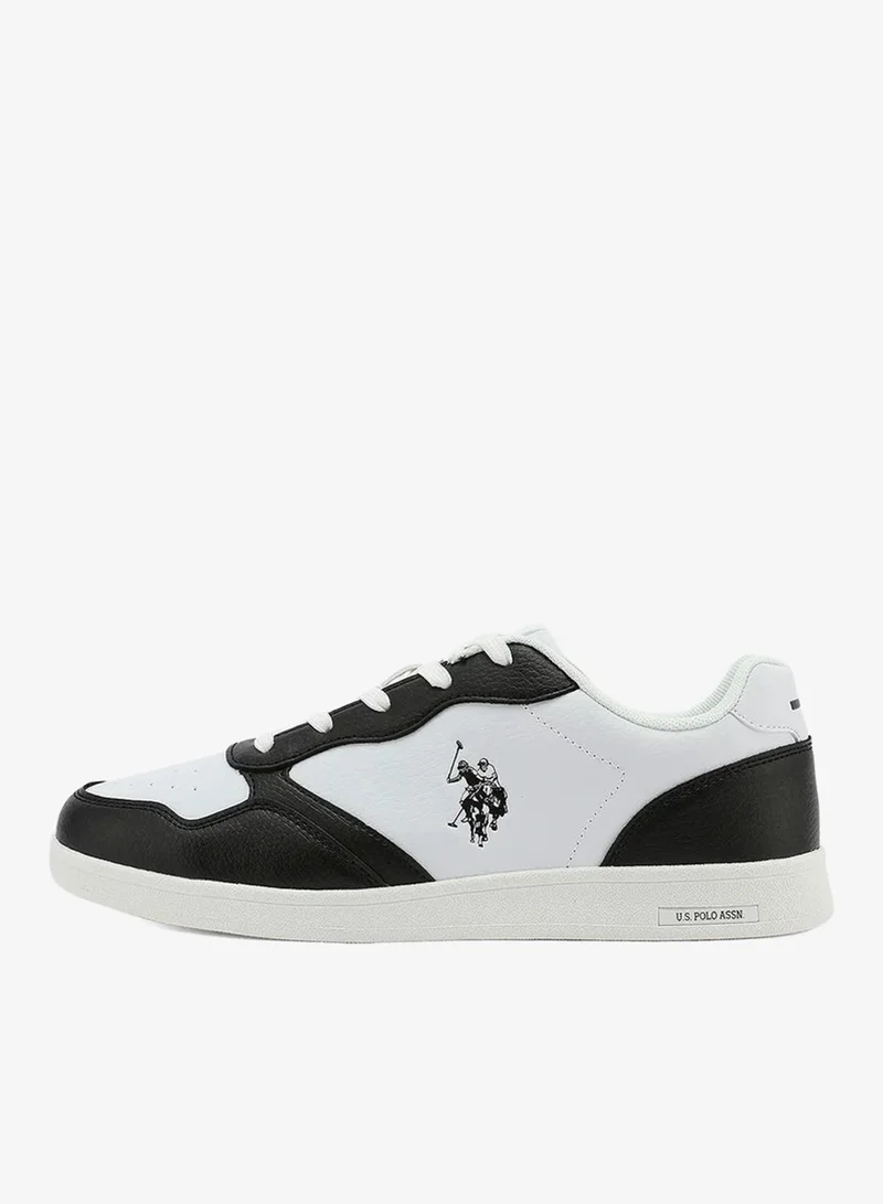 U.S. Polo Assn. White & Black U.S. Polo Assn. KARTEN GLB 5PR Men’s White & Black Casual Sneakers | Lace-Up Low-Top Everyday Shoes for Men | Best Price UAE
