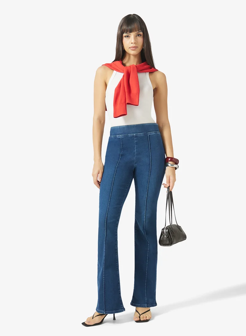 Topshop Flared Fit Jeans