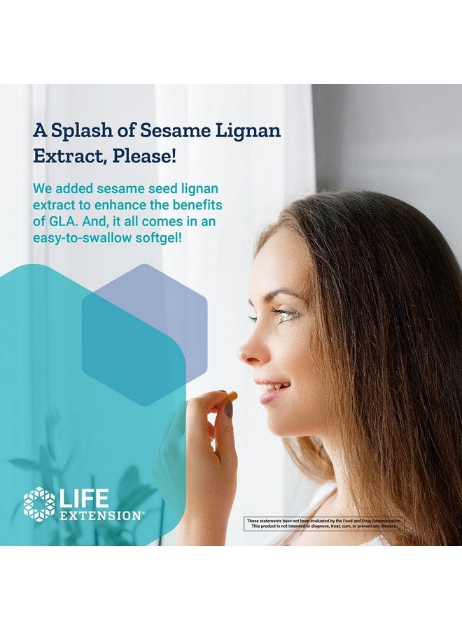 Life Extension Mega Gla Sesame Lignans Gammalinolenic Acid From Borage Oil Supplement Whole Body Health & Healthy Inflammatory Response Support Glutenfree Nongmo 30 Softgels - Image 4