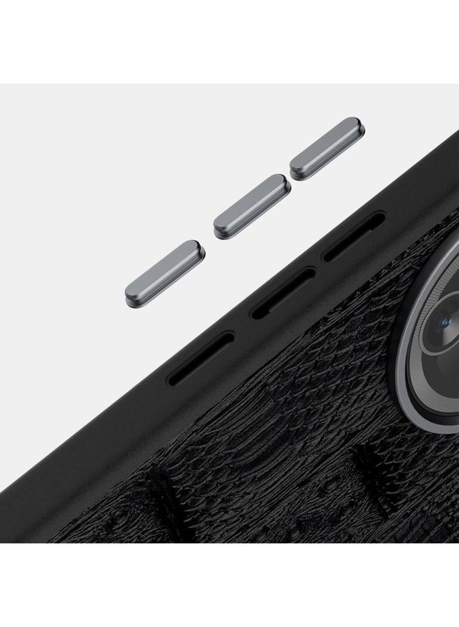 S-TOP Case For Redmi K80 Pro ABEEL Beast Pattern 6D Micro-Embossed MagSafe Genuine Leather Phone Case - Image 4