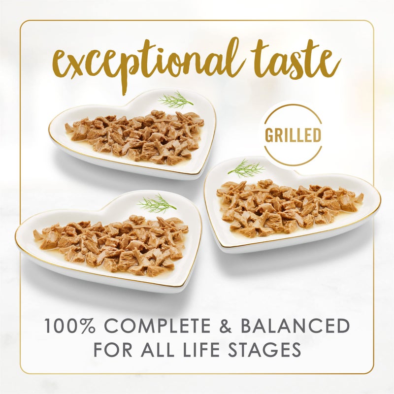 Fancy Feast Purina Fancy Feast Grilled Wet Cat Food Seafood Collection in Wet Cat Food Variety Pack - (Pack of 24) 3 oz. Cans - Image 3