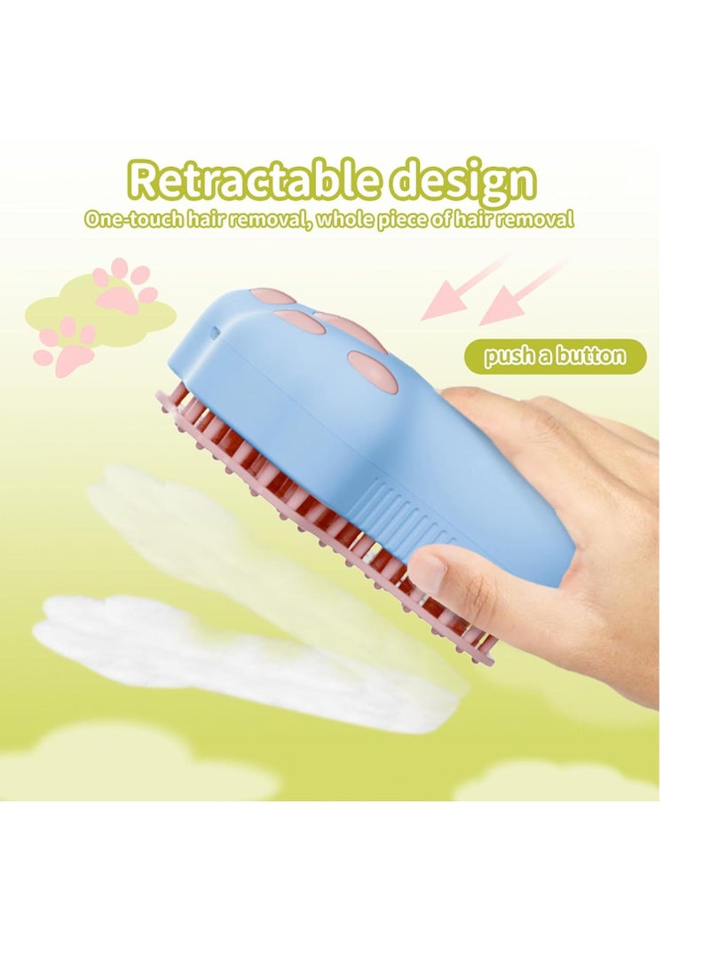 general Cat Steam Brush - 2024 New Cat Claw 3 in 1 Cat Brush with Steam, Cat Steam Brush for Massage, Self Cleaning Steam Cat Brush, Pet Hair Cleaning Brush Comb for Cats Dogs（Bule） - Image 2