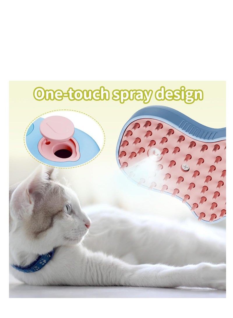general Cat Steam Brush - 2024 New Cat Claw 3 in 1 Cat Brush with Steam, Cat Steam Brush for Massage, Self Cleaning Steam Cat Brush, Pet Hair Cleaning Brush Comb for Cats Dogs（Bule） - Image 4