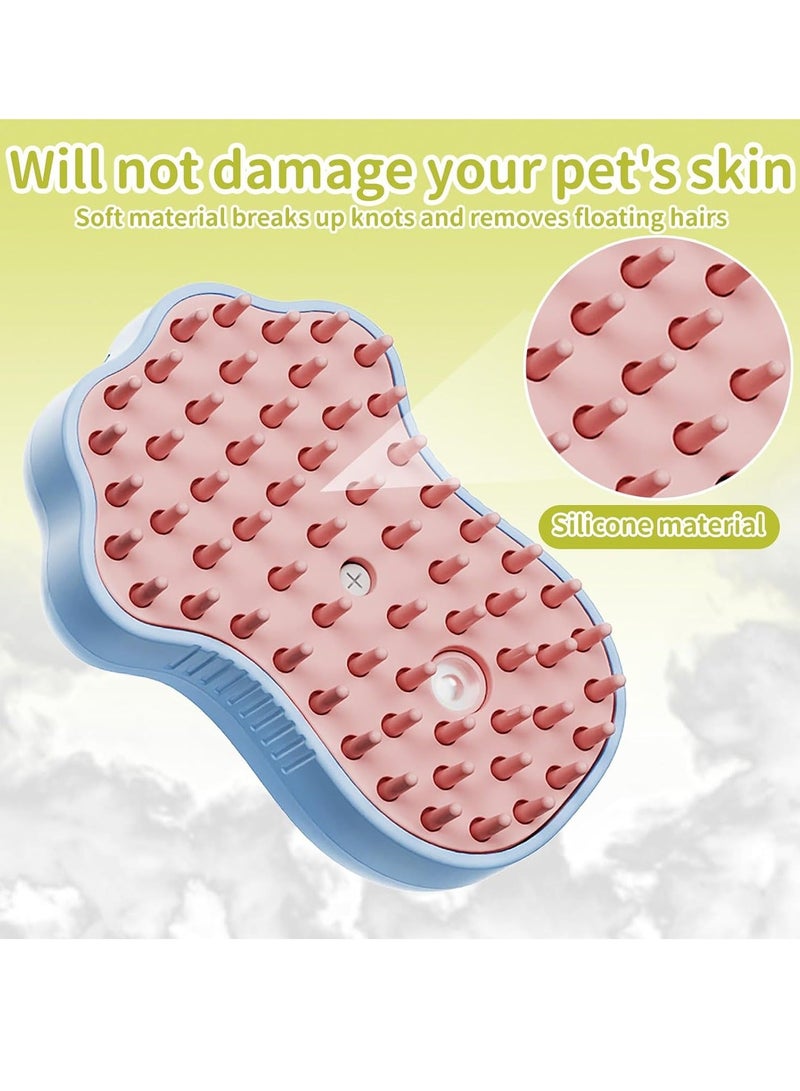 general Cat Steam Brush - 2024 New Cat Claw 3 in 1 Cat Brush with Steam, Cat Steam Brush for Massage, Self Cleaning Steam Cat Brush, Pet Hair Cleaning Brush Comb for Cats Dogs（Bule） - Image 5