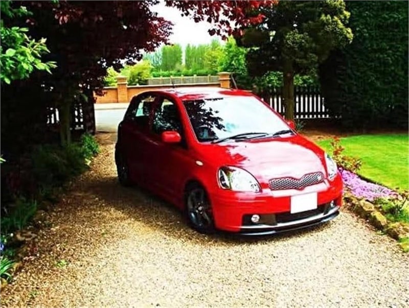 Wivplex Red Front Bumper Lip Splitter for Toyota Yaris MK1 - Image 5