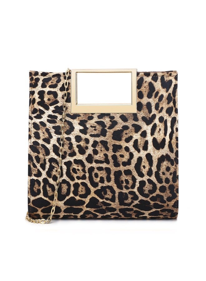 MUDUO Women Clutch Purse Fashion PU leather handbag/shoulder bag women's eveing bag Christmas gift., Leopard Print - Image 2