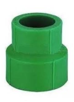 KNP Reducer Bush PPR Pipe Fitting (63mm x 50mm) is designed to connect PPR pipes of different diameters, transitioning from a larger 63mm pipe to a smaller 50mm pipe.