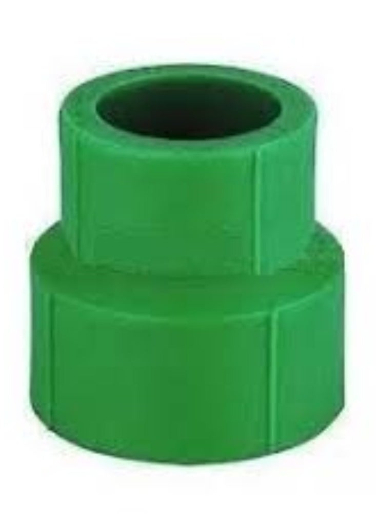 KNP - KNP Reducer Bush PPR Pipe Fitting (63mm x 50mm) is designed to connect PPR pipes of different diameters, transitioning from a larger 63mm pipe to a smaller 50mm pipe. - Image 1