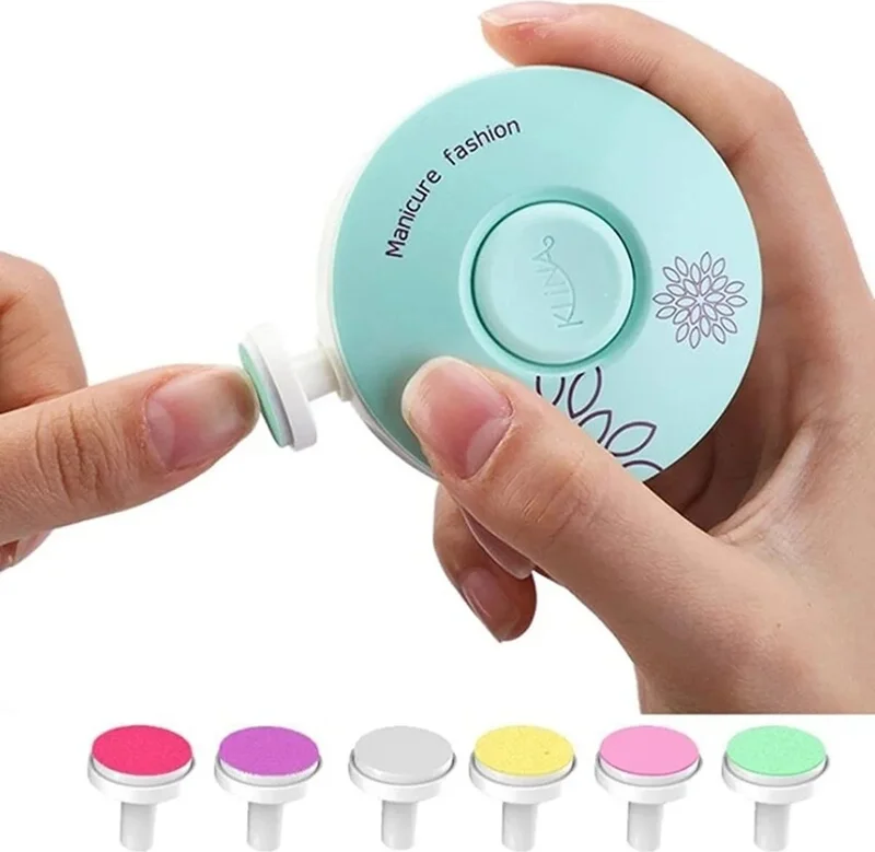 مور بيبي Purple Baby Newborn Baby Child Rotary Battery Operated Nail Clipping and Filing Machine