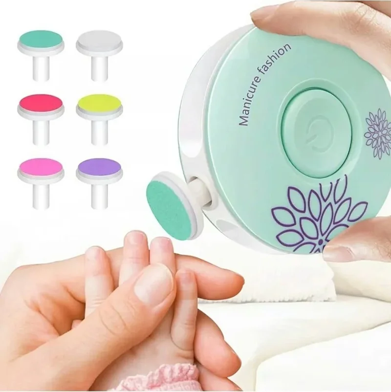 مور بيبي Purple Baby Newborn Baby Child Rotary Battery Operated Nail Clipping and Filing Machine