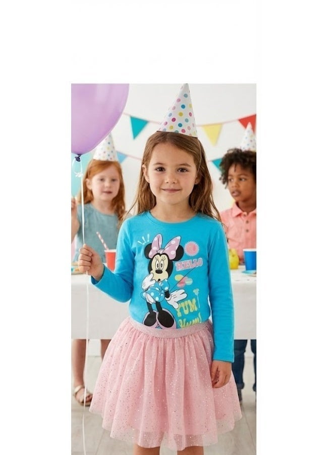 Disney Minnie Mouse long sleeve T-shirt 100% cotton by kidstv - Image 2