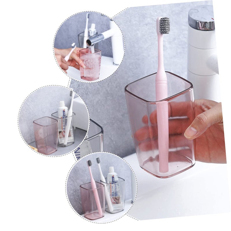 Wall Mounted Toothbrush And Travel Mug Set Compact Portable For Home And Travel - Image 5
