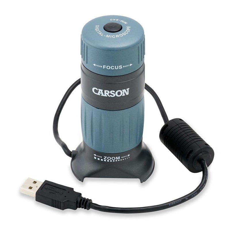 Carson zPix 300 Zoom 90x-480x Power USB Digital Microscope with Integrated Camera and Video Capture (MM-940) - Image 3