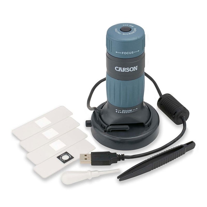 Carson zPix 300 Zoom 90x-480x Power USB Digital Microscope with Integrated Camera and Video Capture (MM-940) - Image 1