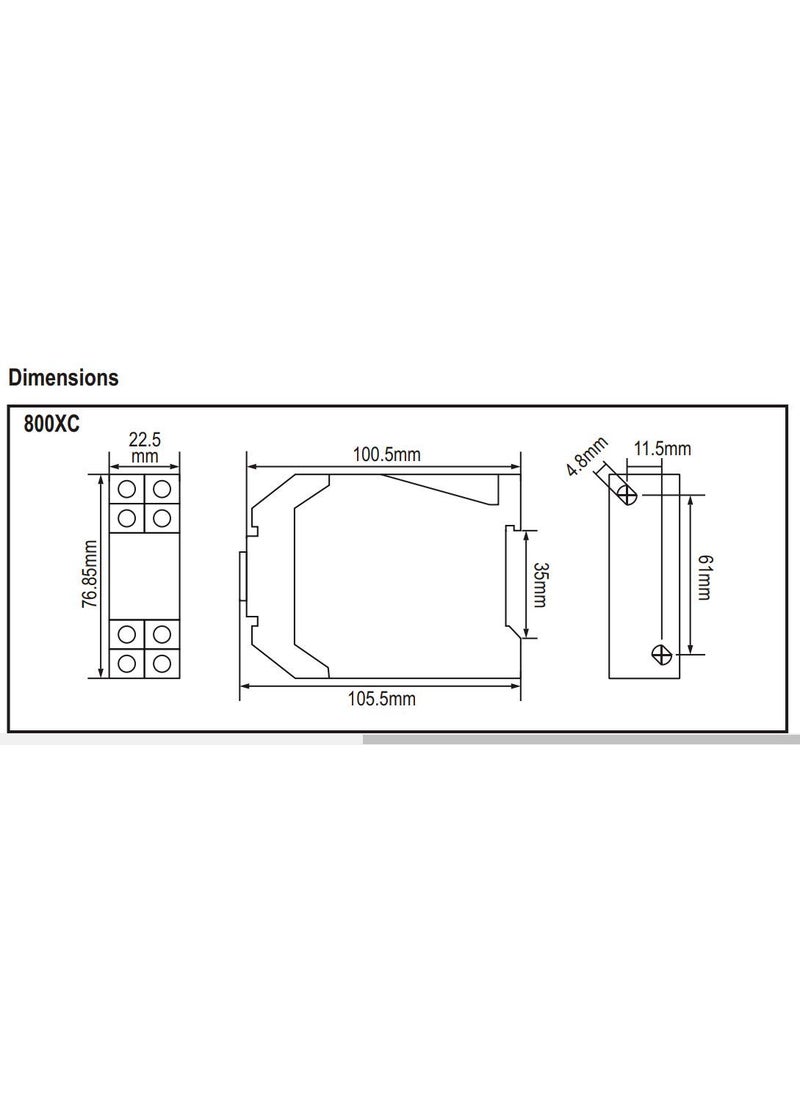 Selec Selec Make Cyclic Timer with Unequal ON OFF Time 6 Time Ranges 800XC Pack of 1  - Image 2