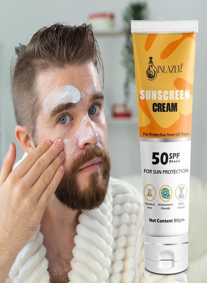 INLAZER كريم واقي الشمس إنلازر SPF 50 خفيف الوزن - Image 2