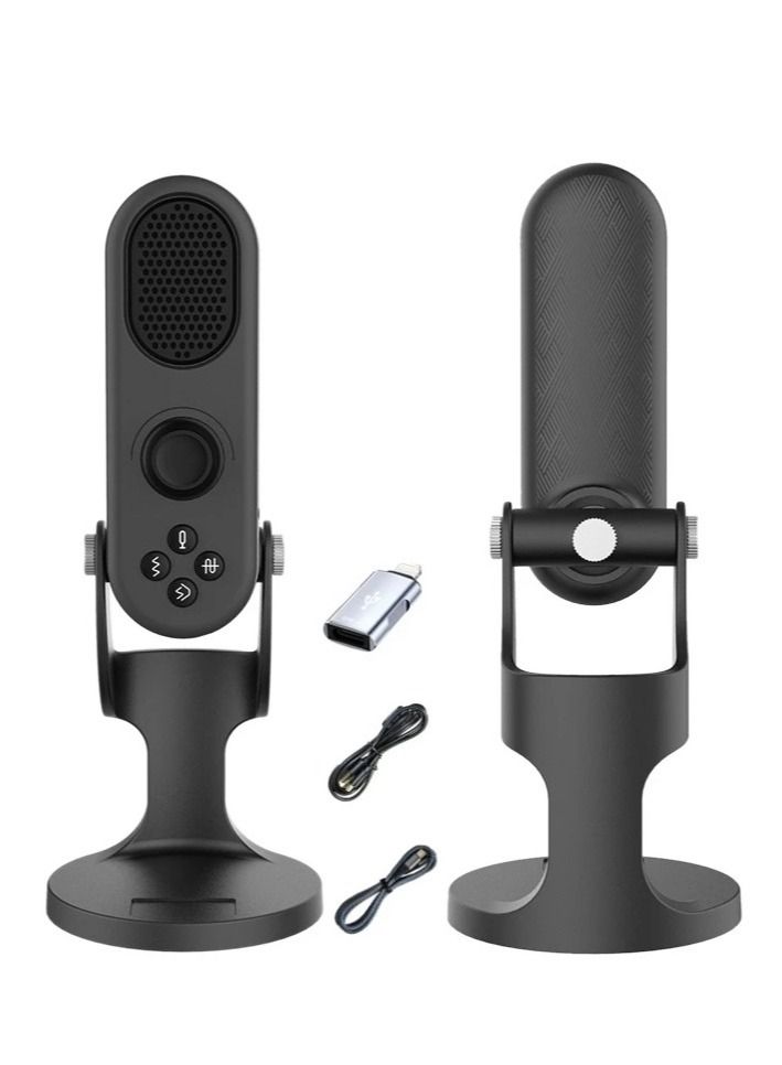 mc M1 USB Condenser Microphone for Smartphone PC Camcorder Gaming Live Streaming - Image 2