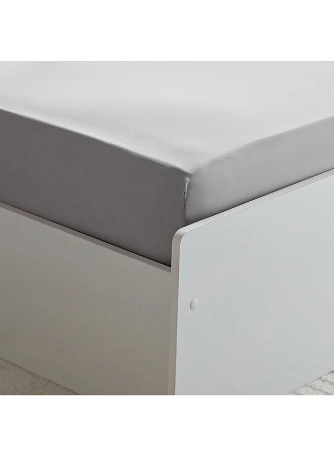 Home Box Bristol Single Polycotton Fitted Sheet 200 x 25 x 90 cm