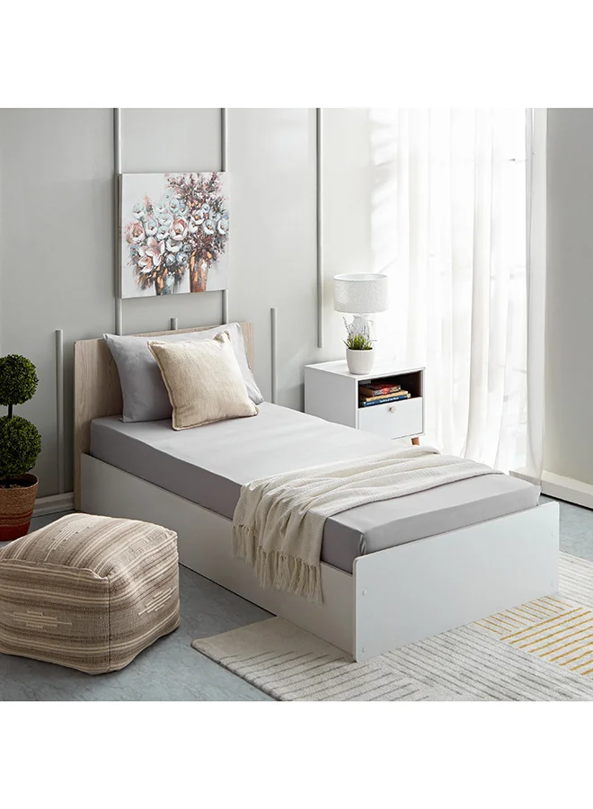 Home Box Bristol Single Polycotton Fitted Sheet 200 x 25 x 90 cm