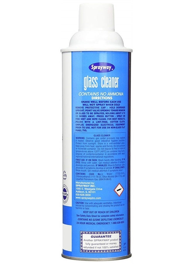 Sprayway Glass Cleaner with Foaming Spray for a Streak-Free Shine for Home and Automotive Use, 19 oz., Pack of 6  - Image 2