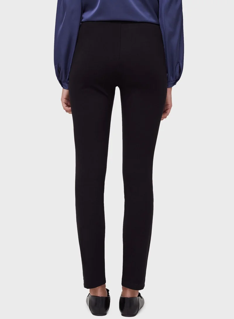 Ovs High Waist Button Detail Leggings