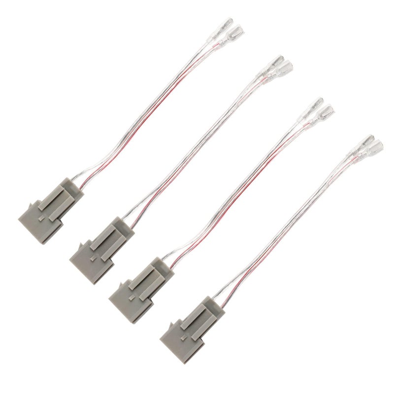 NuIth Aftermarket Door Speaker Wiring Adapter Compatible with 1992-1999 Ford F150/Explorer/Mustang/Lincoln Town Car/Mazda Miata/Mercury Cougar 4 PCS Speaker Wire Harness Adapter Connector Plug - Image 1