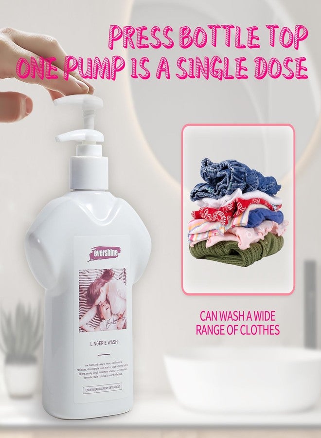 EVER SHINE Lingerie Detergent - Double Concentrated, Lady Scented, Delicate Underwear Cleaning Liquid - 10.14 Fl Oz (1, Vanilla) - Image 4