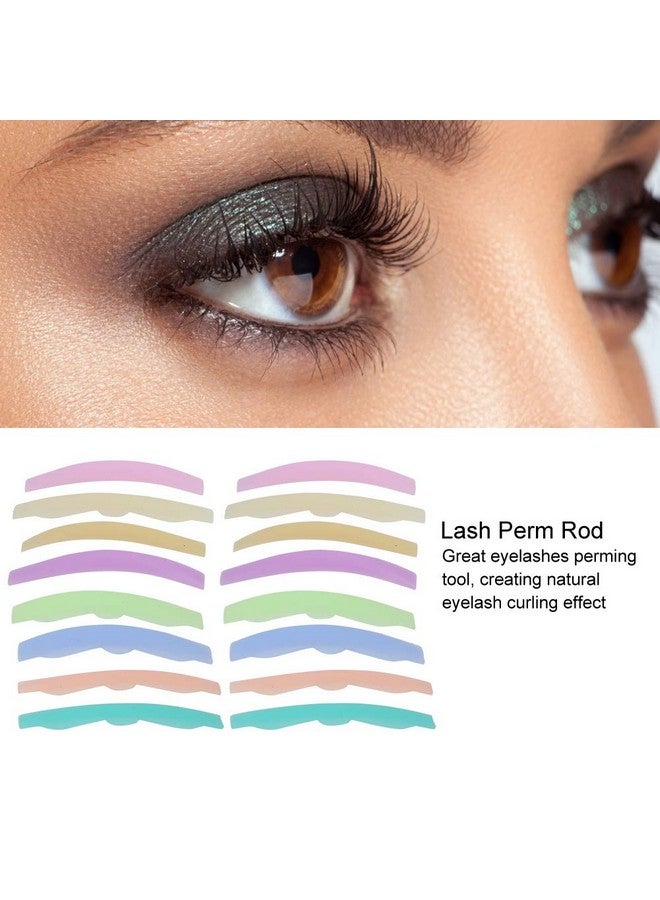 Yinhing Eyelash Perming Pad Eyelash Curler Pad Professional Lash Perm Rod Silicone Eyelashes Curler Rods Lashes Lift Shield Tool For Women And Men - Image 2