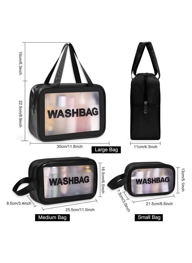 Raiyaraj Makeup Pouch Set Travel Toiletries Bag Cosmetic Makeup Wash Bags Portable Organizer Case Carry Pouch for Men Women - Image 2