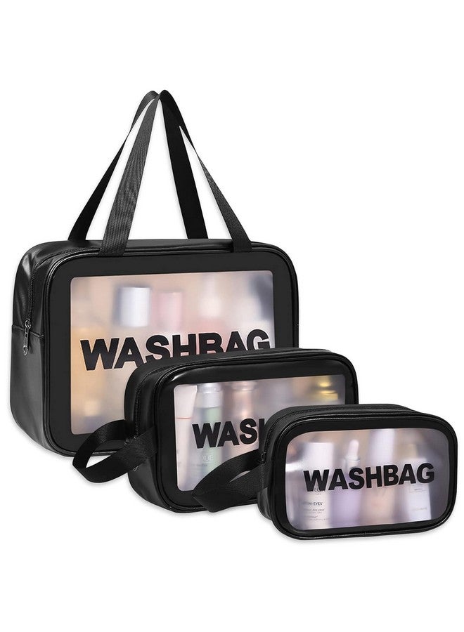 Raiyaraj Makeup Pouch Set Travel Toiletries Bag Cosmetic Makeup Wash Bags Portable Organizer Case Carry Pouch for Men Women - Image 1