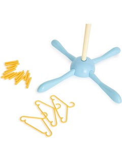 CASDON Wash Day Set: Toy Ironing Board And Washing Line With Pretend Steam Iron And Laundry Basket, For Children Aged 3+  - Image 5