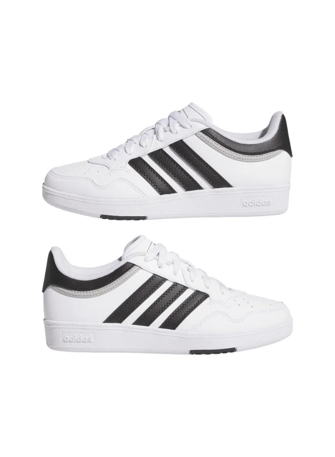 Adidas Adidas Hoops 4.0 J U White Basketball Shoes For Kids