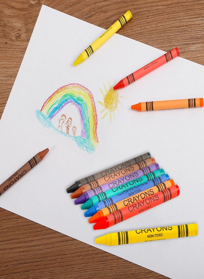 Loccmat Crayons 24 Pack 8 Colors, Bulk Crayons (192ct), Kids Party Favors & Classroom Supplies - Image 3