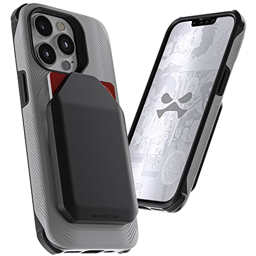 Ghostek EXEC iPhone 13 mini Case Wallet with Detachable Credit Card Holder for MagSafe Charging and Supports Magnetic Car Mounts Protective Cover Designed for 2021 Apple iPhone13mini (5.4 inch) (Gray) - Image 2