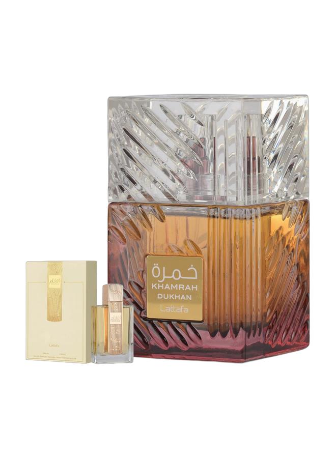 Lattafa Angham EDP 100  ml & Khamrah Dukhan 100 ml Bundle - Image 1