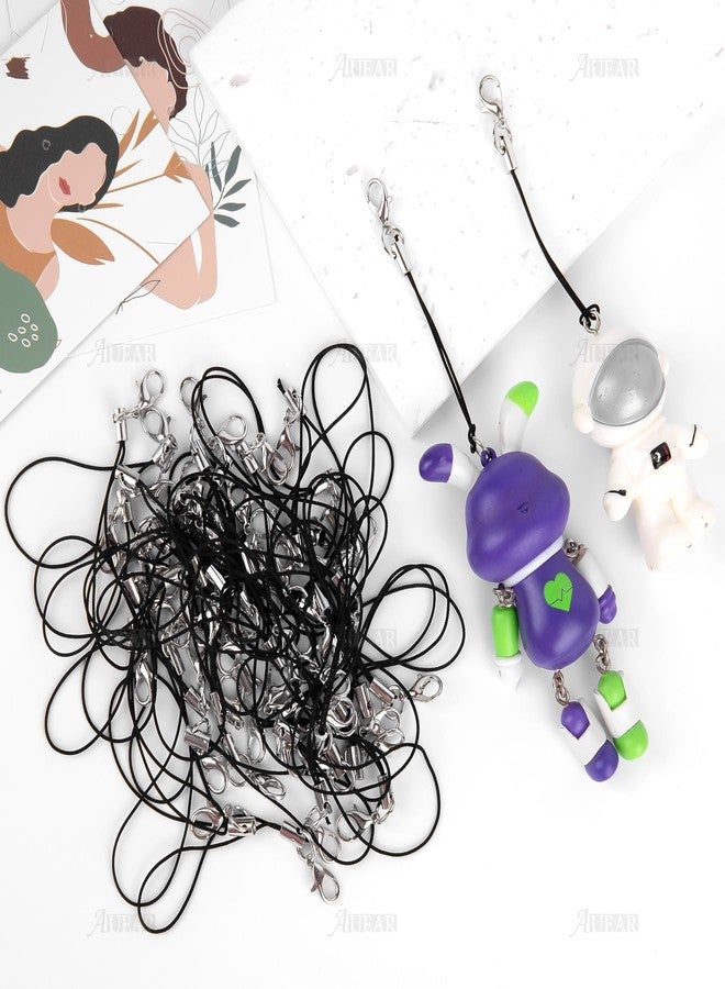 AUEAR, 50 Pack Strap Charm Cords Lobster Clasp Lariat Lanyard Cord String for DIY Jewelry Making USB Drive Keys Keychain Cellphone - Image 5