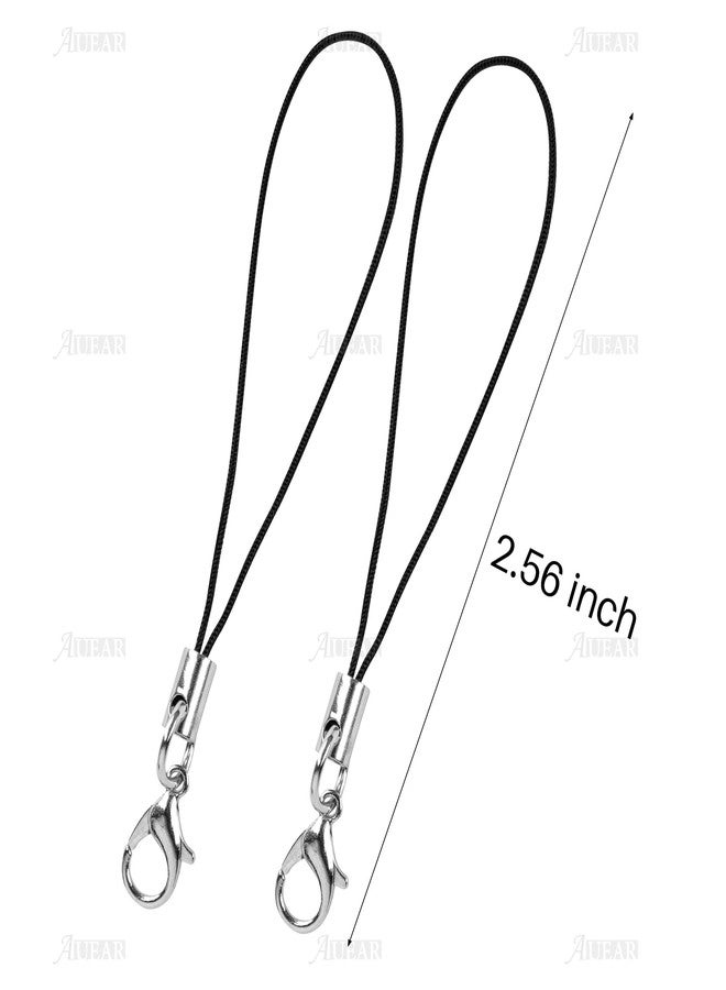 AUEAR, 50 Pack Strap Charm Cords Lobster Clasp Lariat Lanyard Cord String for DIY Jewelry Making USB Drive Keys Keychain Cellphone - Image 2