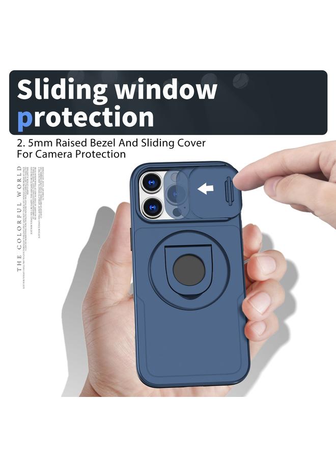 S-TOP Case For iPhone 16 Pro Max Camshield MagSafe Ring Holder Armor Phone Case - Image 5