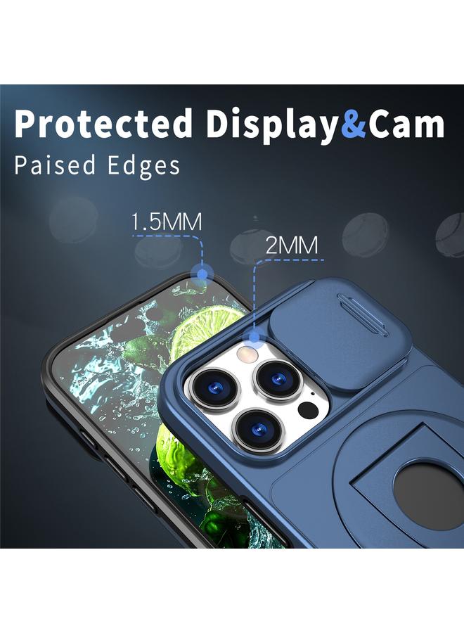 S-TOP Case For iPhone 16 Pro Max Camshield MagSafe Ring Holder Armor Phone Case - Image 4