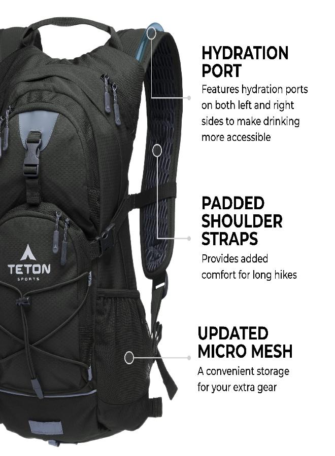 TETON Sports Sports Oasis 18L Hydration Pack With Free 2-Liter Water Bladder; The Perfect Backpack For Hiking, Running, Cycling, Or Commuting - Image 3