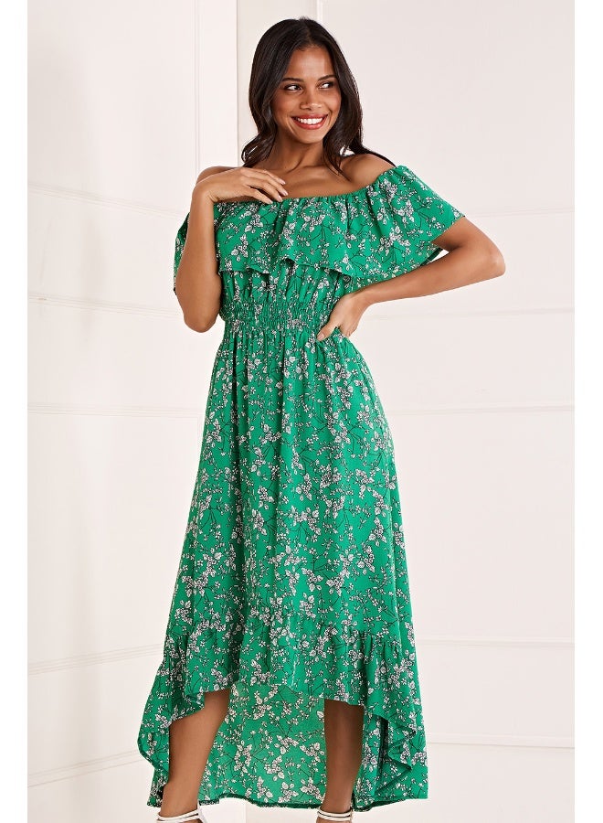 MELA LONDON Floral Off-Shoulder Dress - Image 2